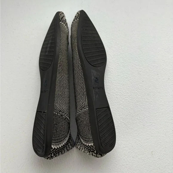 Rothy's Black and Blue Loafers with Textured Design - Picture 4 of 5